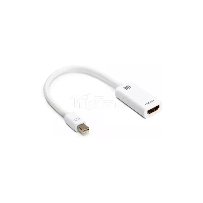 Cable Mini DisplayPort vers HDMID2 Diffusion15cm (Blanc) | MonPC.Store