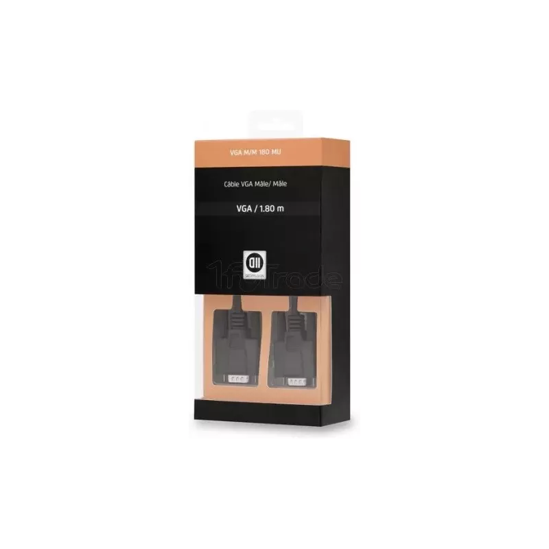 Cable VGAD2 Diffusion1,80m M/M (Noir) | MonPC.Store