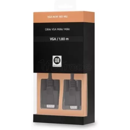 Cable VGAD2 Diffusion1,80m M/M (Noir) | MonPC.Store