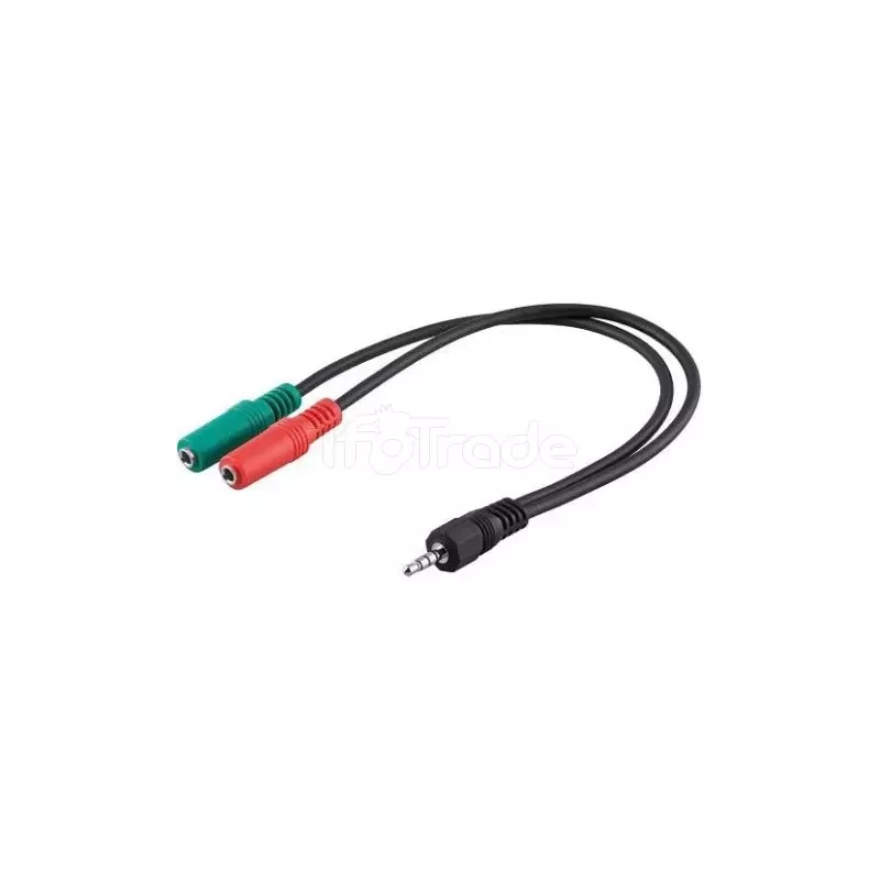 Cable audioD2 DiffusionJack 3,5mm Mâle vers 2 x Jack… | MonPC.Store