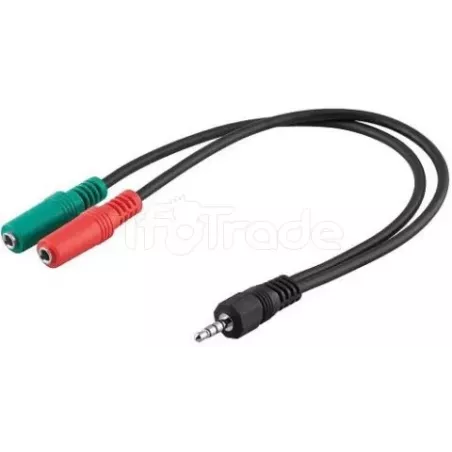 Cable audioD2 DiffusionJack 3,5mm Mâle vers 2 x Jack… | MonPC.Store