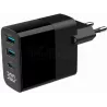 Chargeur secteurGembird- 1x USB-C + 2x USB-A 30W (Noir) | MonPC.Store
