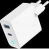 Chargeur secteurGembird- 1x USB-C + 1x USB-A 30W (Blanc) | MonPC.Store