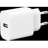 Chargeur secteurGembird- 1x USB-A 12W (Blanc) | MonPC.Store