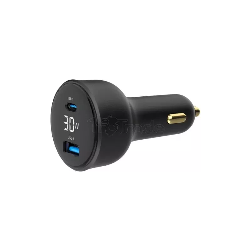 Chargeur Allume CigareGembird1x USB-C + 1x USB-A 30W… | MonPC.Store