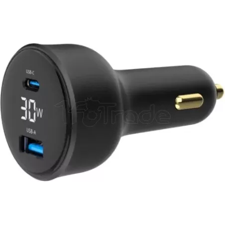 Chargeur Allume CigareGembird1x USB-C + 1x USB-A 30W… | MonPC.Store
