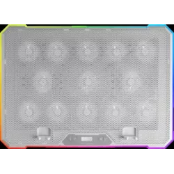 Support ventiléMars GamingMNBC13RGB 17"max (Blanc) | MonPC.Store