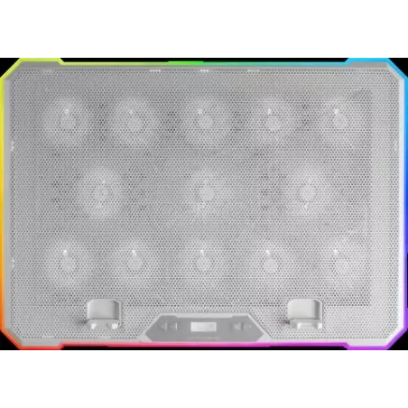 Support ventiléMars GamingMNBC13RGB 17"max (Blanc) | MonPC.Store