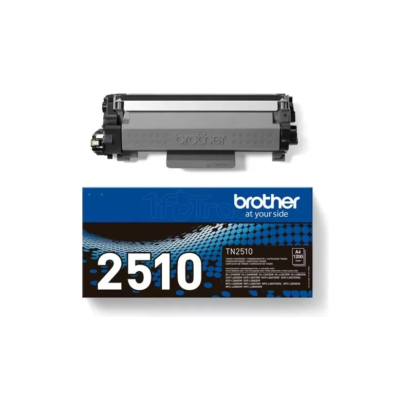 Toner NoirBrotherTN-2510 - 1200 pages | MonPC.Store