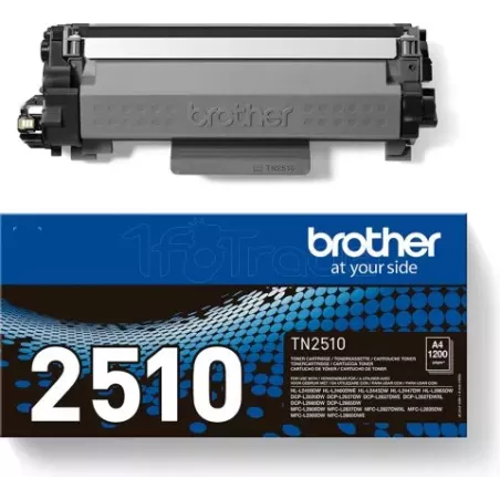 Toner NoirBrotherTN-2510 - 1200 pages | MonPC.Store