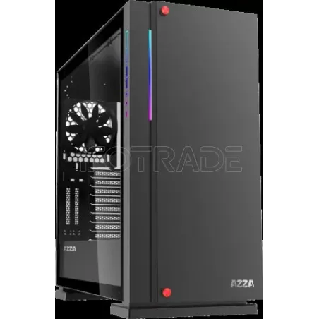 Boitier Moyen Tour ATXAzzaZircon 7000RGB avec panneau… | MonPC.Store