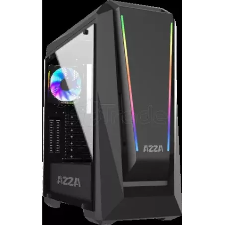 Boitier Moyen Tour ATXAzzaChromaA RGB avec panneau… | MonPC.Store