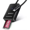 Adaptateur USB-C 3.2AxagonADM2-CM vers M.2 S-ATA/NVMe… | MonPC.Store