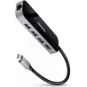 Station d'accueil portable USB-C 3.0AxagonHMC-6GL(Noir) | MonPC.Store