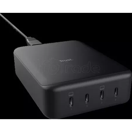 Chargeur de bureauTrustMaxo GaN 4- 4x USB-C - 240W… | MonPC.Store