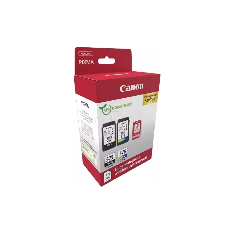 Pack 2 cartouches d'encreCanonPG-575/CL-576 (Noir +… | MonPC.Store