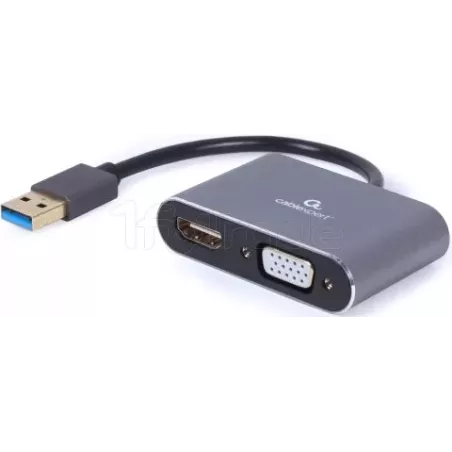Câble ConvertisseurCableXpertUSB-A vers HDMI et VGA MF… | MonPC.Store