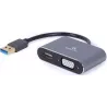 Câble ConvertisseurCableXpertUSB-A vers HDMI et VGA MF… | MonPC.Store