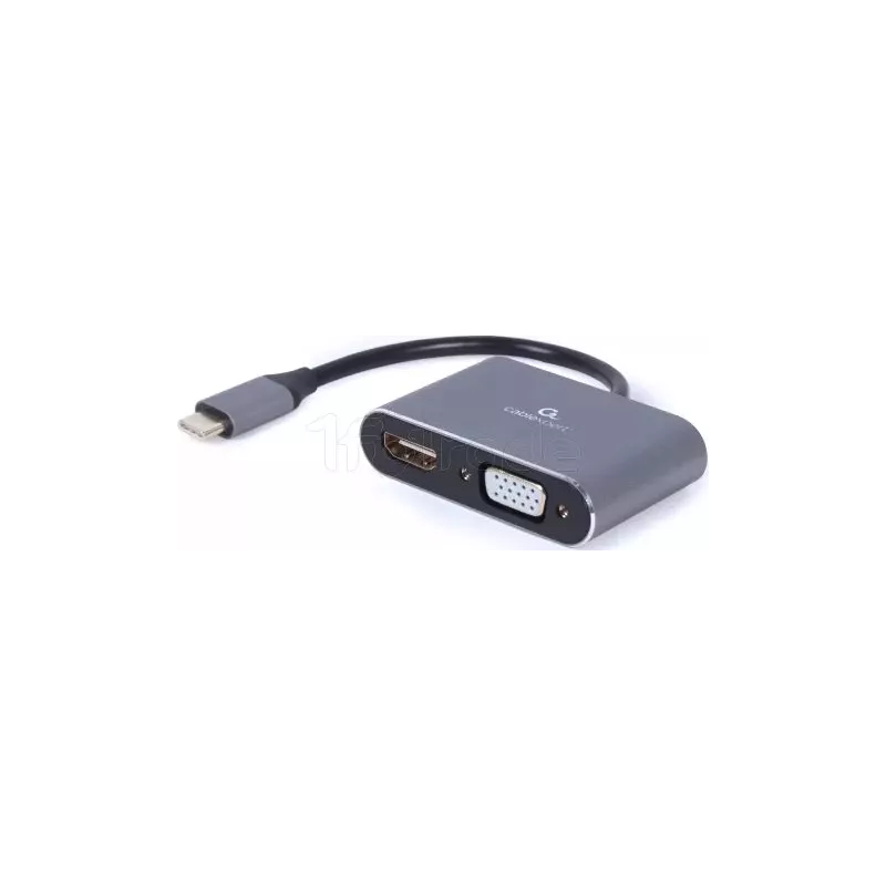 Câble ConvertisseurCableXpertUSB-C vers HDMI et VGA MF… | MonPC.Store