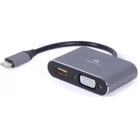 Câble ConvertisseurCableXpertUSB-C vers HDMI et VGA MF… | MonPC.Store