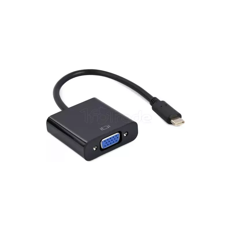 ConvertisseurCableXpertUSB-C vers VGA M/F 15cm (Noir) | MonPC.Store