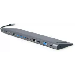 Station d'accueil USB-C 3.0CableXpert9-01 (Gris) | MonPC.Store