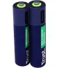 Pack de 2 piles rechargeables par USB-CTrusttype AAA… | MonPC.Store