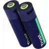 Pack de 2 piles rechargeables par USB-CTrusttype AA… | MonPC.Store