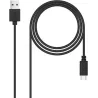 CâbleNanocableUSB-A/C 2.0 M/M 2m (Noir) | MonPC.Store