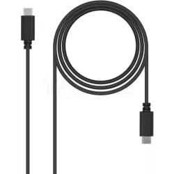 CâbleNanocableUSB-C 2.0 M/M 1m (Noir) | MonPC.Store