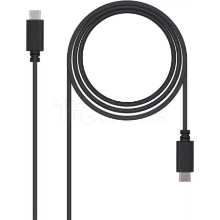 CâbleNanocableUSB-C 2.0 M/M 1m (Noir) | MonPC.Store