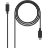 CâbleNanocableUSB-C 2.0 M/M 1m (Noir) | MonPC.Store