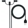 Cable 3en1NanocableUSB-A 2.0 vers Micro USB, Type C &… | MonPC.Store