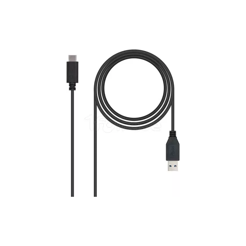 CâbleNanocableUSB-A/C 3.1 M/M 1m (Noir) | MonPC.Store