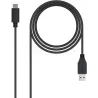 CâbleNanocableUSB-A/C 3.1 M/M 1m (Noir) | MonPC.Store