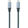 CâbleNanocableUSB-C 3.2 M/M 1m 100W (Gris) | MonPC.Store