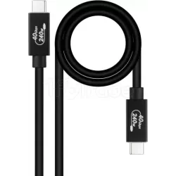 CâbleNanocableUSB-C 4 M/M 1m 240W (Noir) | MonPC.Store