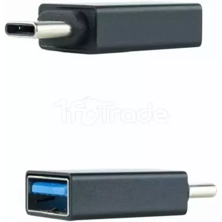AdaptateurNanocableUSB-C/A 3.1 (Noir) | MonPC.Store