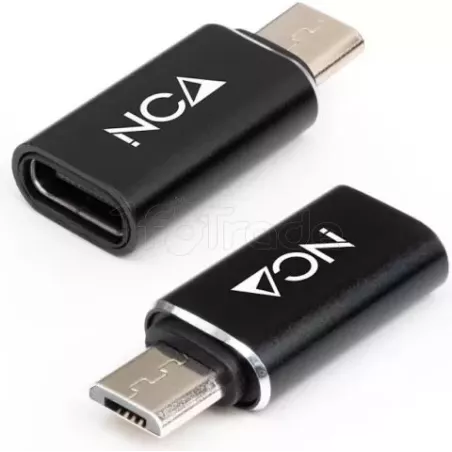 AdaptateurNanocableMicro USB vers USB-C (Noir) | MonPC.Store
