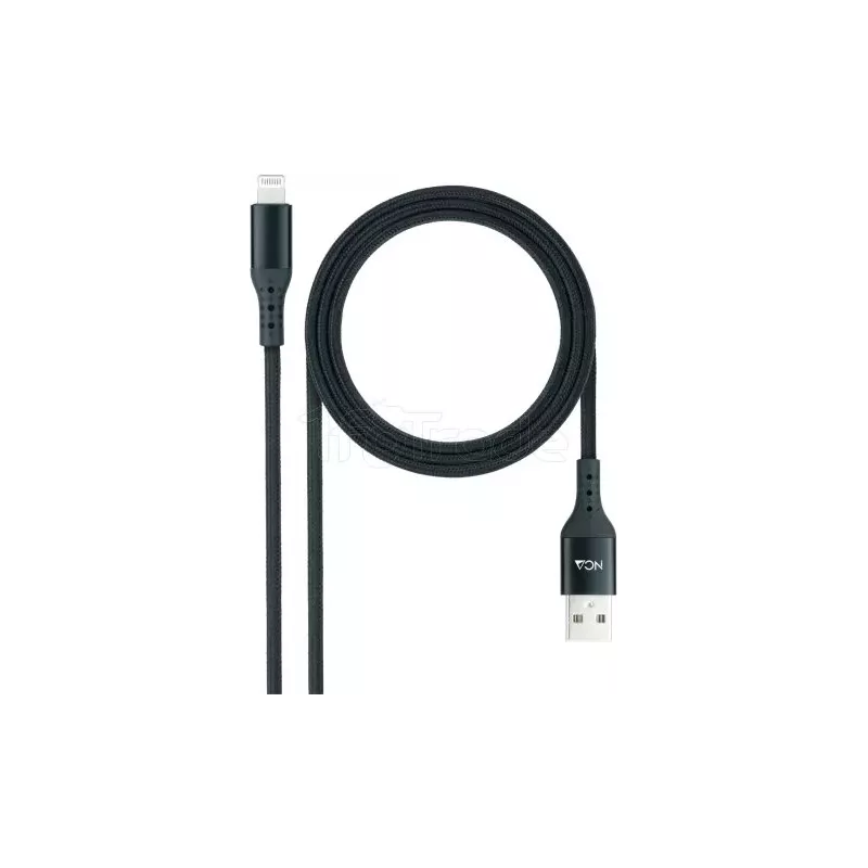 CâbleNanocableUSB-A - Lightning M/M 1m (Noir) | MonPC.Store