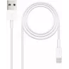 CâbleNanocableUSB-A - Lightning M/M 1m (Blanc) | MonPC.Store
