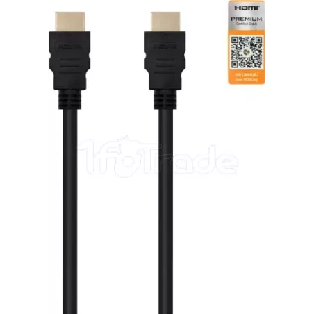 CâbleNanocablePremium HDMI 2.0 M/M 3m (Noir) | MonPC.Store