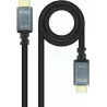 CâbleNanocableIris 8K HDMI 2.1 M/M 10m (Noir/Gris) | MonPC.Store