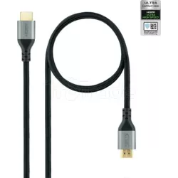 CâbleNanocableHDMI 2.1 M/M 3m (Noir/Gris) | MonPC.Store
