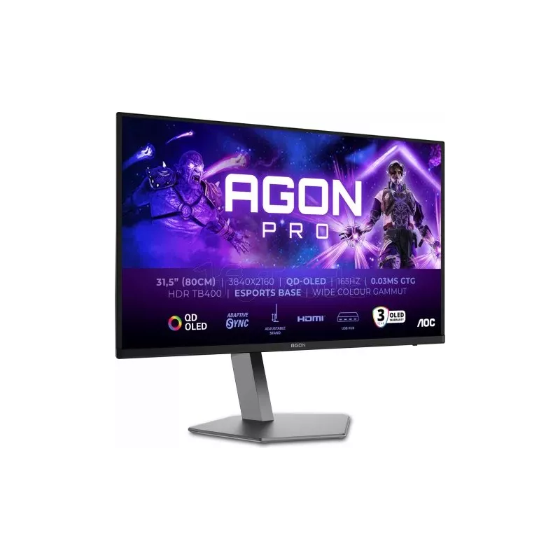 Ecran 32"AOCAgon ProAG326UD OLED 4K Ultra HD 165Hz… | MonPC.Store