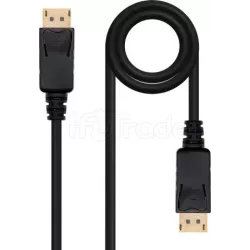 Câble DisplayPort 1.2Nanocable2m M/M (Noir) | MonPC.Store