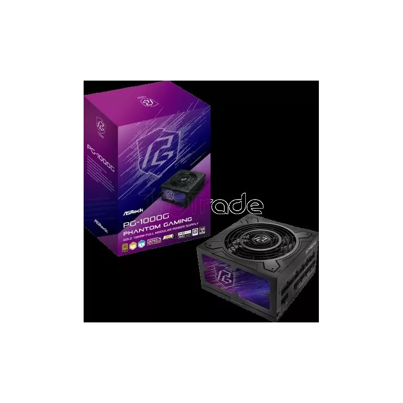 Alimentation ATXASRockPhantom Gaming- 1000W (Noir) | MonPC.Store