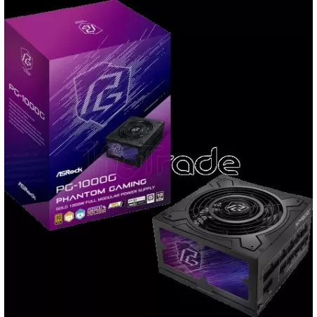 Alimentation ATXASRockPhantom Gaming- 1000W (Noir) | MonPC.Store