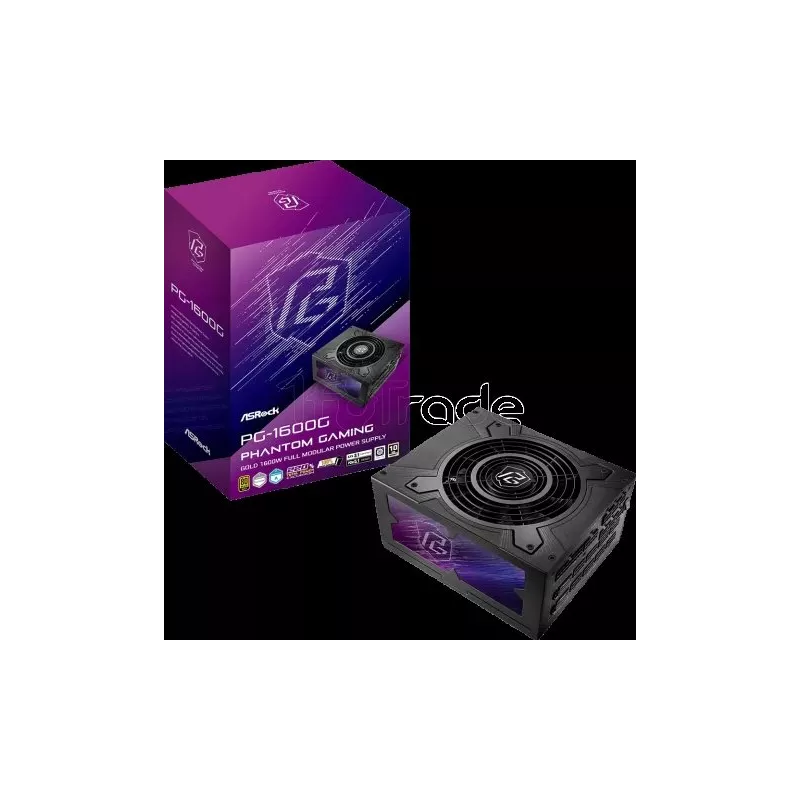 Alimentation ATXASRockPhantom Gaming- 1600W (Noir) | MonPC.Store