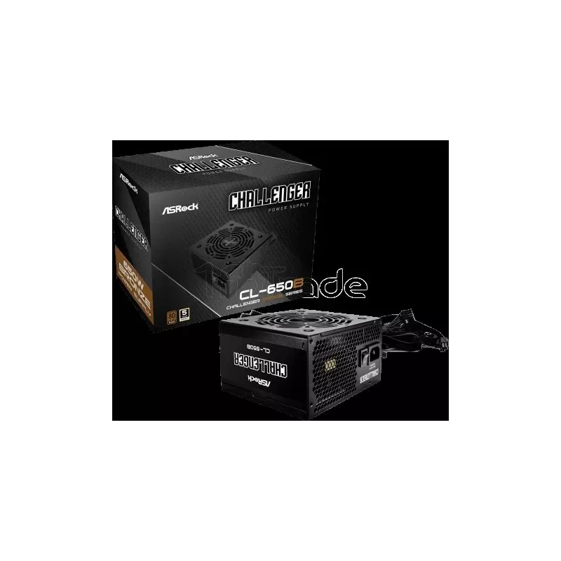 Alimentation ATXASRockChallengerBronze - 650W (Noir) | MonPC.Store